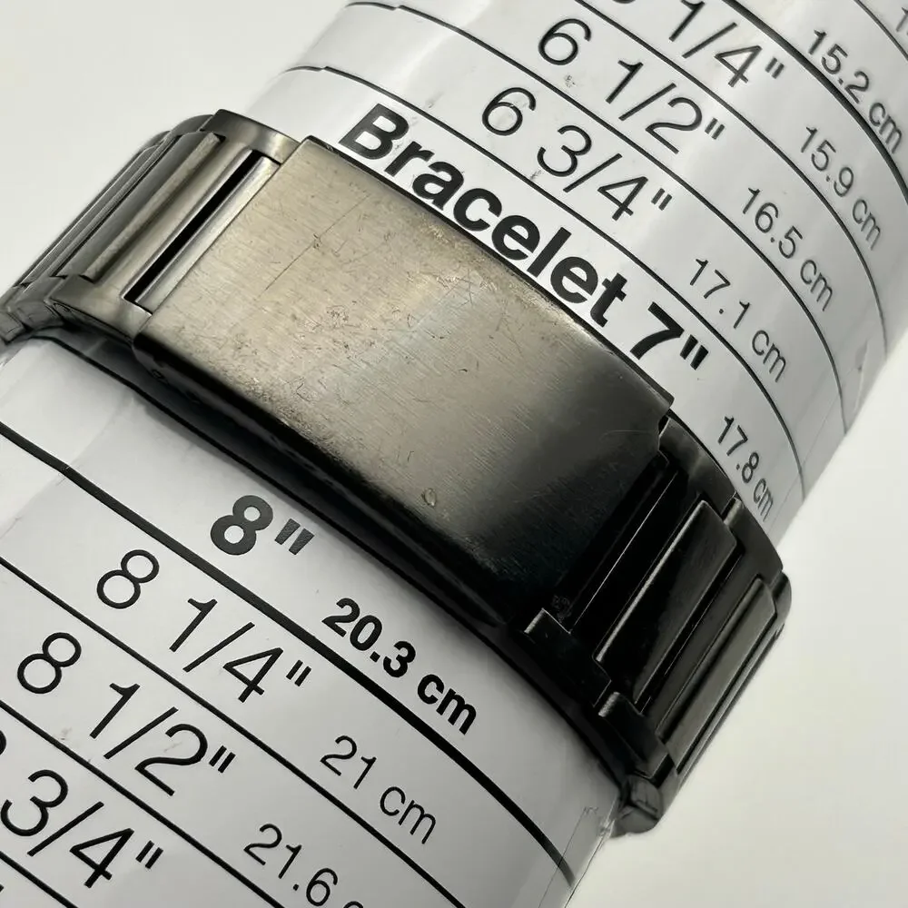 Unlisted Ul5120 Metallic Gray Stainless Steel Men’s Watch Working New Battery